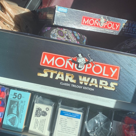 Monopoly Star Wars Classic Trilogy Edition Parker Bros. NEW Open Box - Picture 6 of 12